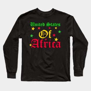 United States of Africa Long Sleeve T-Shirt